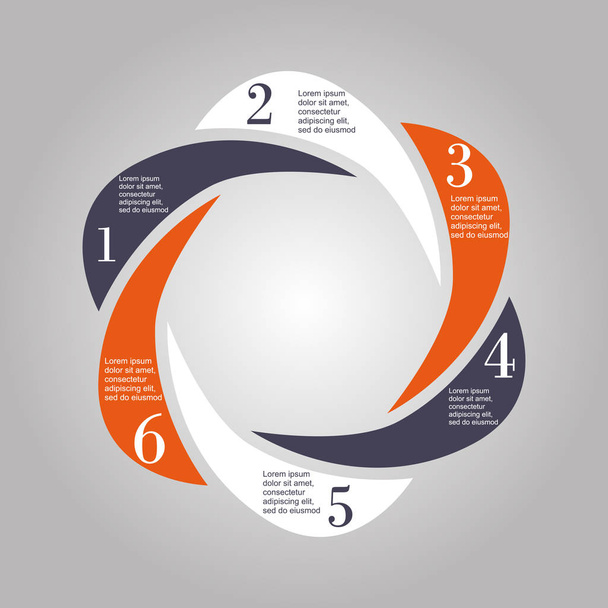 Business Diagram circle - Wektor, obraz