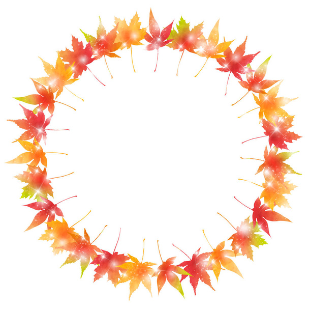Icono de hoja de arce otoño
 - Vector, Imagen