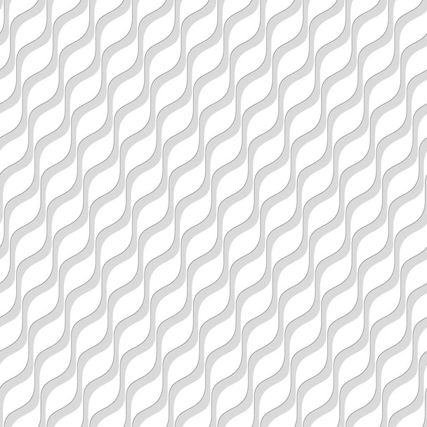 Seamless pattern of wavy lines. Geometric background. - Vetor, Imagem