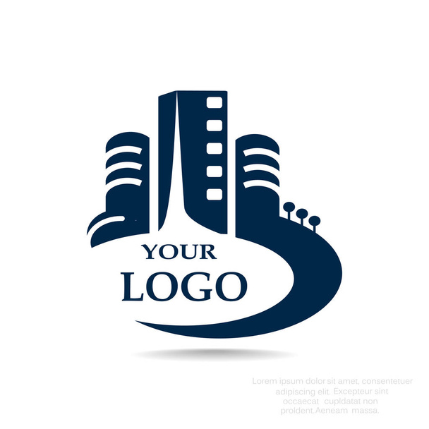 City buildings logo for your company - Vecteur, image