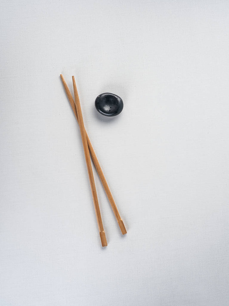 Ασιατικές ξύλινων chopsticks - Φωτογραφία, εικόνα