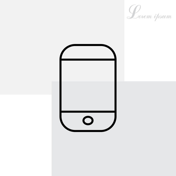 Ilustração do ícone do smartphone
 - Vetor, Imagem