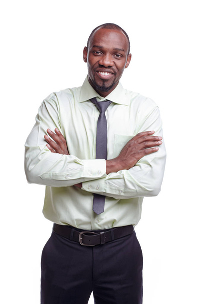 portrait of handsome young black african smiling man - Fotografie, Obrázek