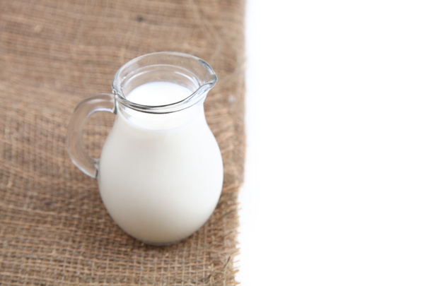 Glass jug with milk - Foto, immagini