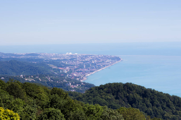 View from Mount Akhun to Sochi - Photo, Image