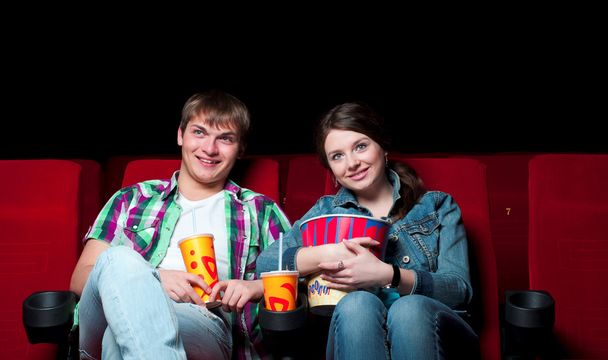 Couple in cinema - Photo, Image