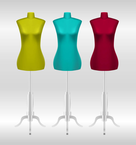 Mannequins mannequins tailleurs trois femmes
 - Vecteur, image