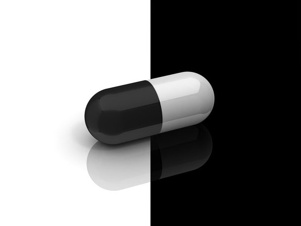 Pills side effects 3d concept - Foto, Bild