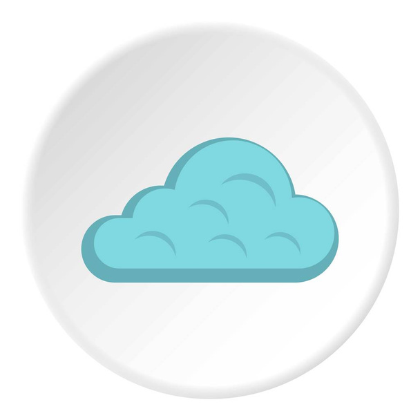 Rainy cloud icon circle - ベクター画像