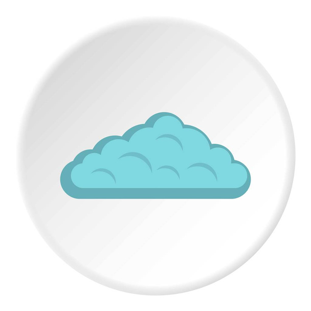 Wet cloud icon circle - Vector, imagen