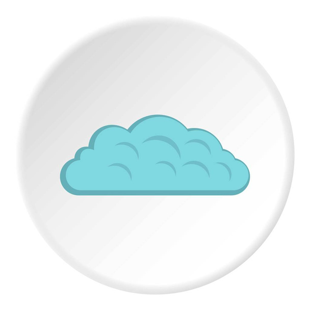 Autumn cloud icon circle - Vector, imagen