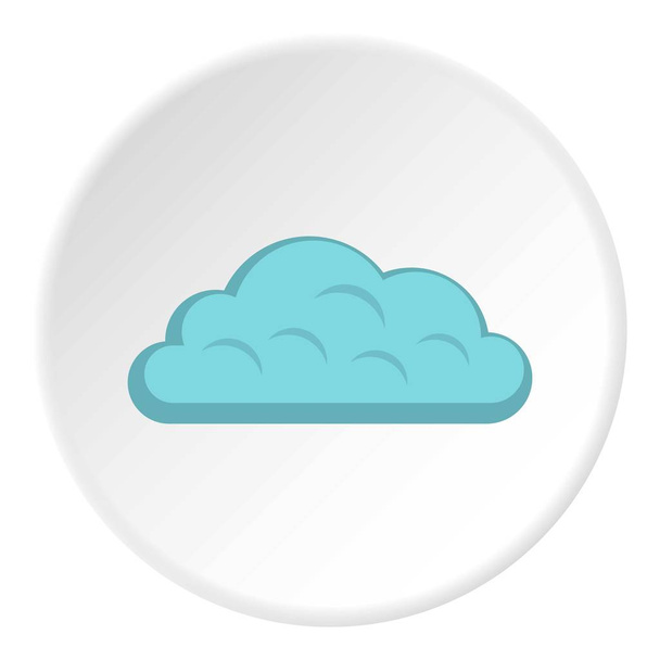 Snow cloud icon circle - Διάνυσμα, εικόνα