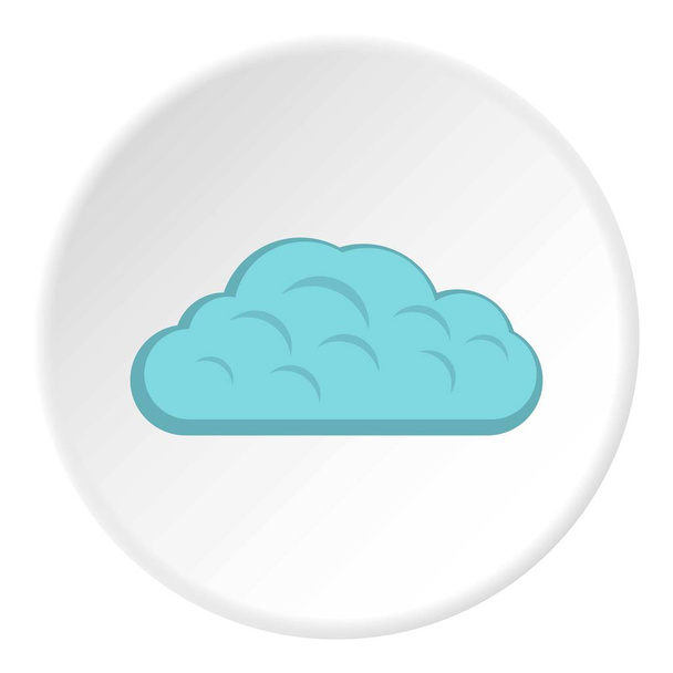 Winter cloud icon circle - Vector, imagen