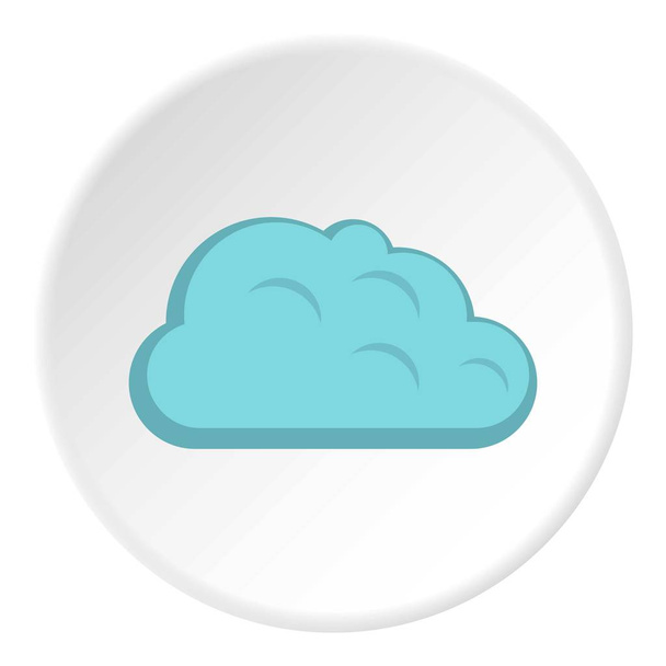 Storm cloud icon circle - Vector, Image