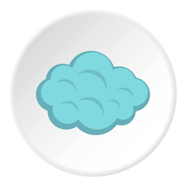 Summer cloud icon circle - Vector, imagen