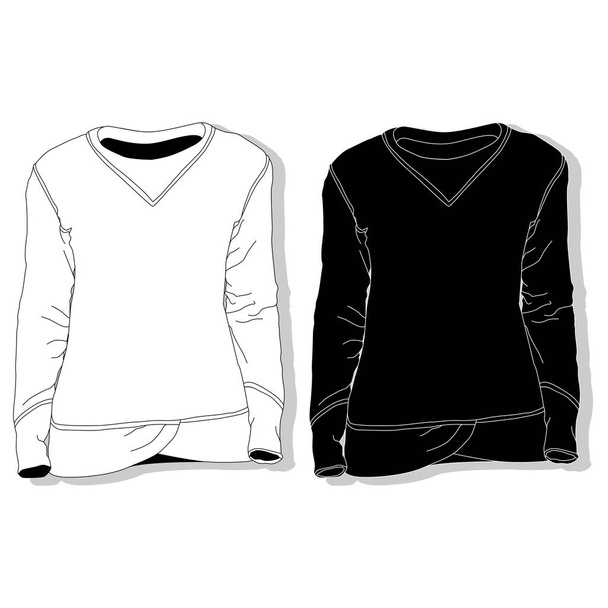 Sweatshirt set illustration. - Photo, Image