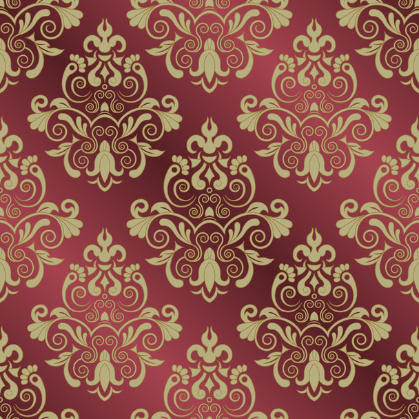 Seamless damask pattern - ベクター画像