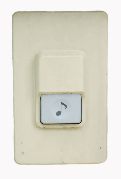 doorbell for home signing for guest on white background - Photo, Image