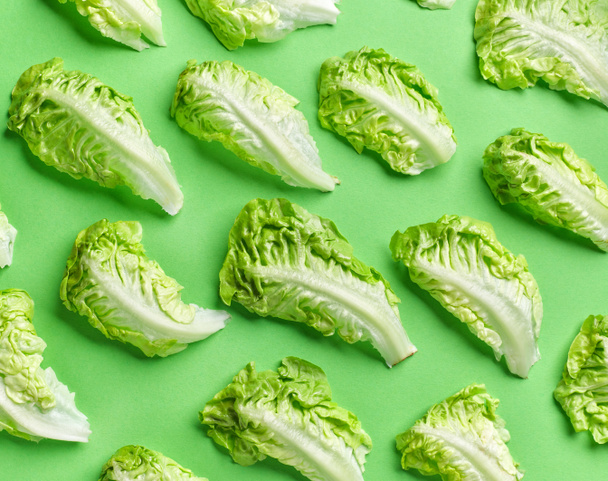 Muster von Salatblättern - Foto, Bild