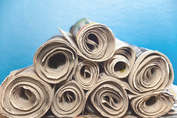 Rolled upNewspapers - Photo, Image