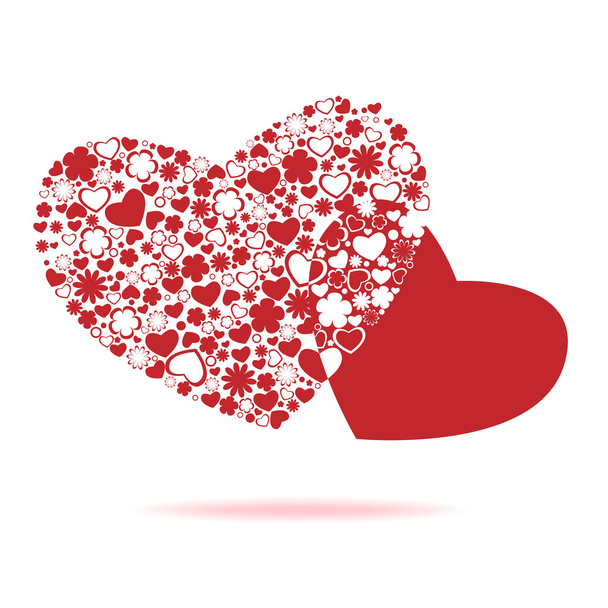 hartsymbool rood - Vector, afbeelding