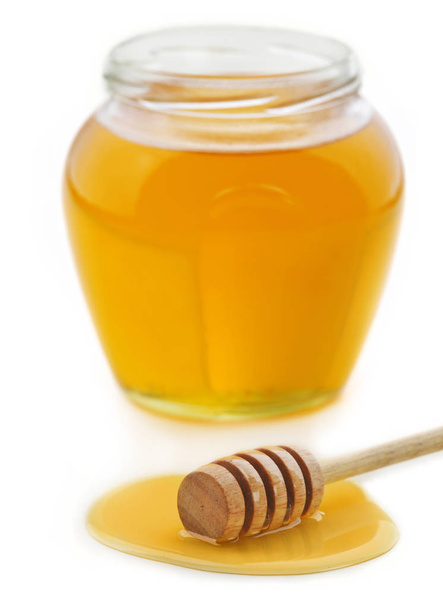 Treuil au miel et pot
 - Photo, image
