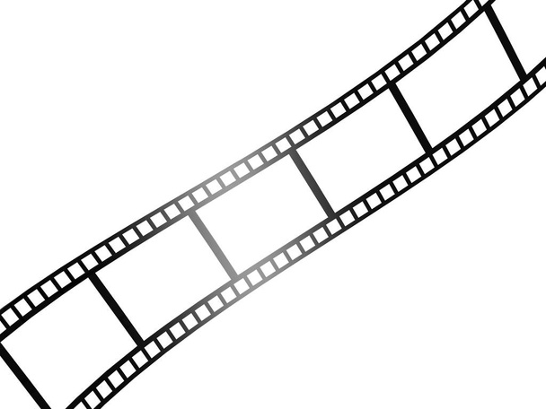 Película fotográfica aislada sobre fondo blanco
 - Foto, Imagen