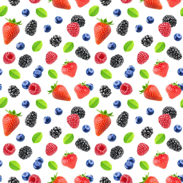 Seamless pattern with berries - Foto, immagini