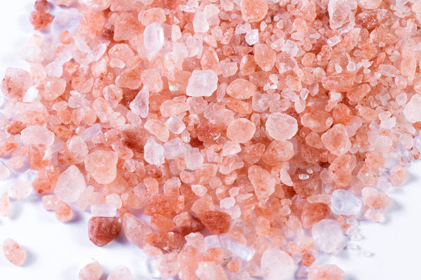 fehér rózsaszín himalájai só - Fotó, kép