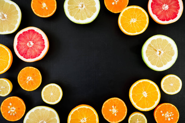 Fresh citrus fruits  - Zdjęcie, obraz