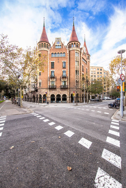 casa de les punxes στη Βαρκελώνη - Φωτογραφία, εικόνα