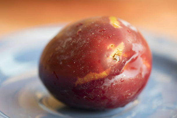 fresh plum just harvested - Zdjęcie, obraz