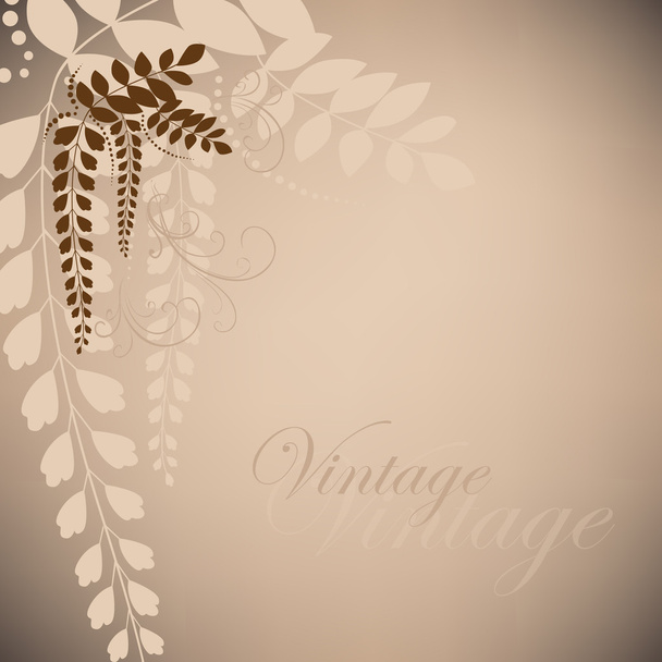 barna vintage - Vektor, kép