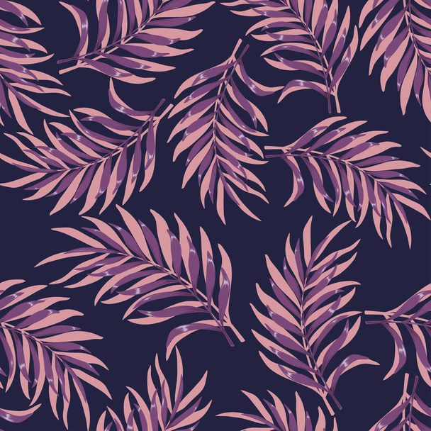 Tropical background with palm leaves.  - Vecteur, image