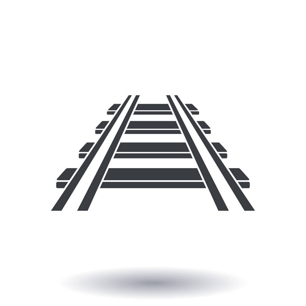 Railway sign symbol. - Vector, Image