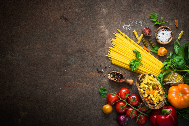 Italian food background.  - Photo, Image