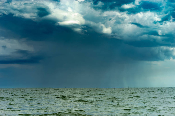 Rainstorm by the lake   - Fotó, kép