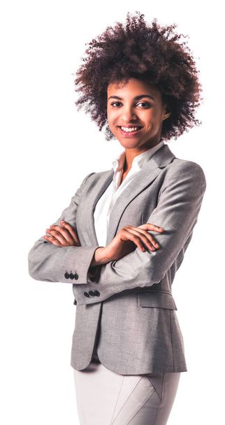 Afro American business woman - Фото, зображення