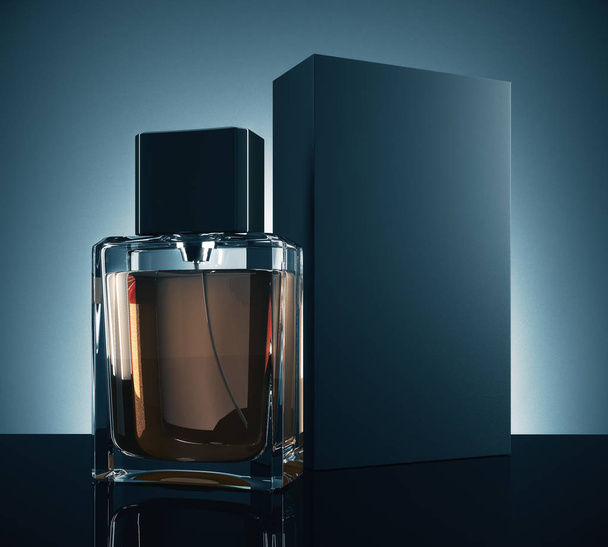 Male perfume advertising concept - Foto, afbeelding