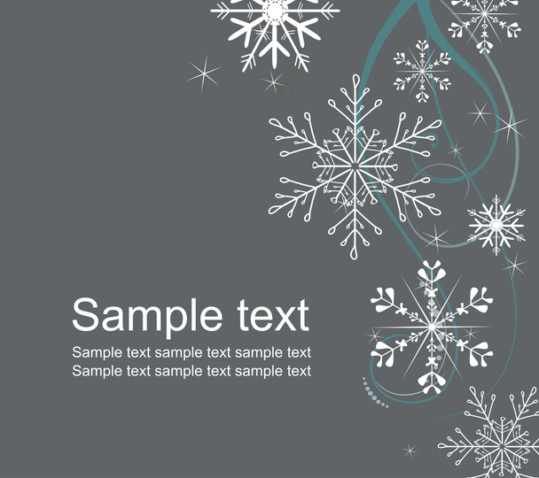 Snowflakes background - Vector, Image