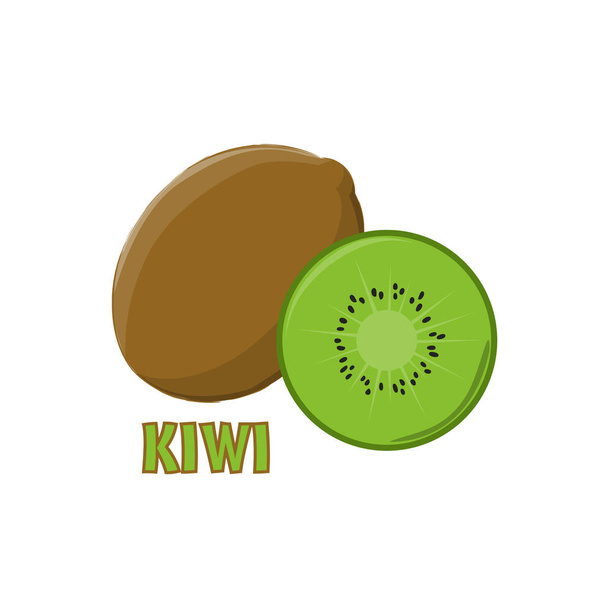 Логотип Kiwi Векторний дизайн ферми
 - Вектор, зображення