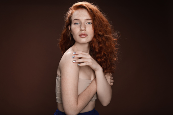 tender redhead woman - Valokuva, kuva