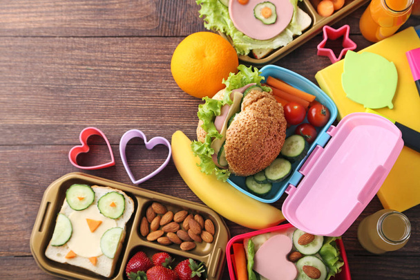 School lunch in boxes - Photo, image
