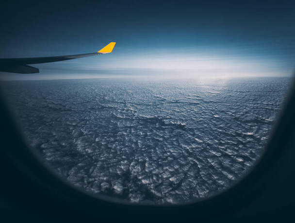 View from airplane window - Foto, Imagem