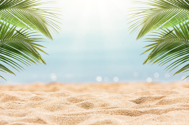 Tropical beach background - Foto, afbeelding