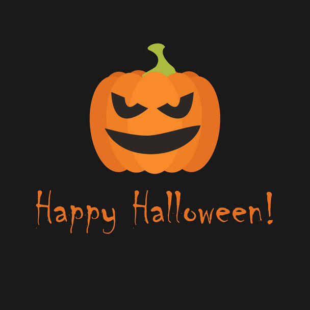 happy halloween greeting card - Vector, imagen