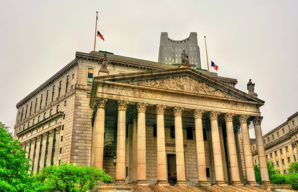 ニューヨークの州最高裁判所の建物 - 写真・画像