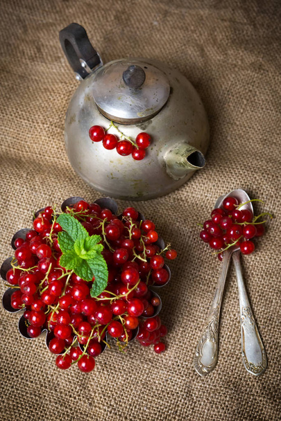 Berries in sackcloth - Photo, Image