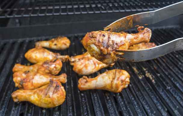 Barbecued Chicken Drumsticks - Photo, Image