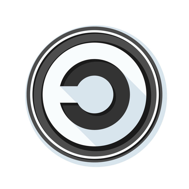 ikona podepsat copyleft - Vektor, obrázek